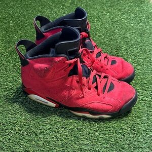 Air Jordan Nike Retro 6 “Toro Bravo” Mens Size 10.5 Used